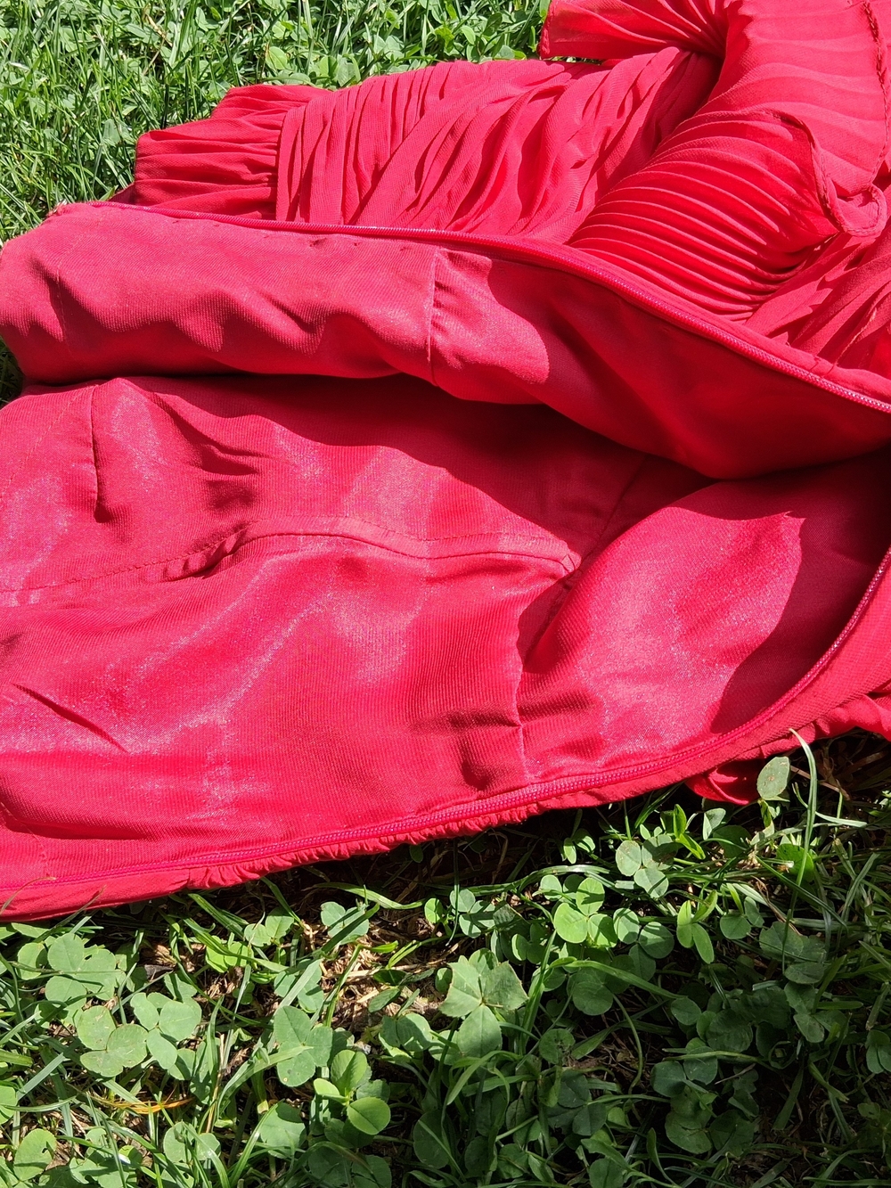 PROM DRESS Dalia Macphee Pleat Chiffon - Picture 11 of 14